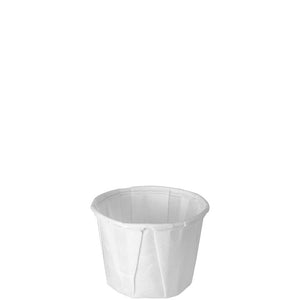 SOLO 0.5oz Treated Paper Soufflé Portion Cup