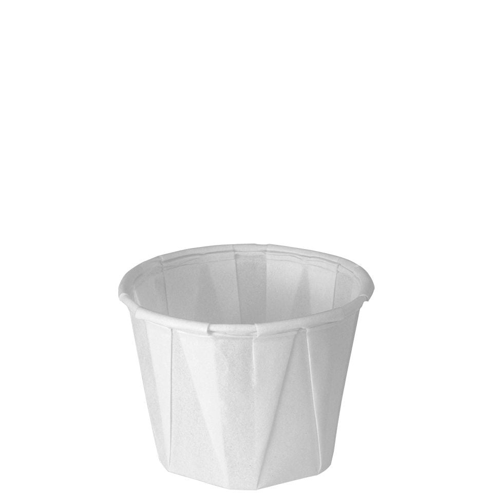 SOLO 1 oz Treated Paper Soufflé Portion Cup