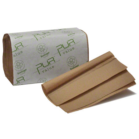 PUR VALUE Brown Multi Fold Towel 101377