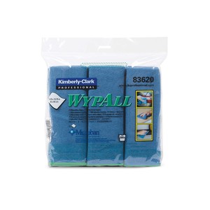 WypAll Microfiber Cloths with Microban Protection