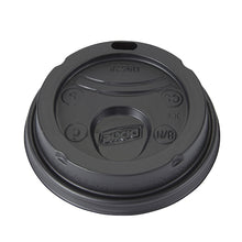 Load image into Gallery viewer, D9538B DIXIE® BLACK DOME PLASTIC HOT CUP LIDS SMALL (fits 8oz cup)
