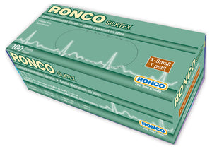 RONCO SILKTEX - Disposable Latex Glove, Powder Free - 5mil